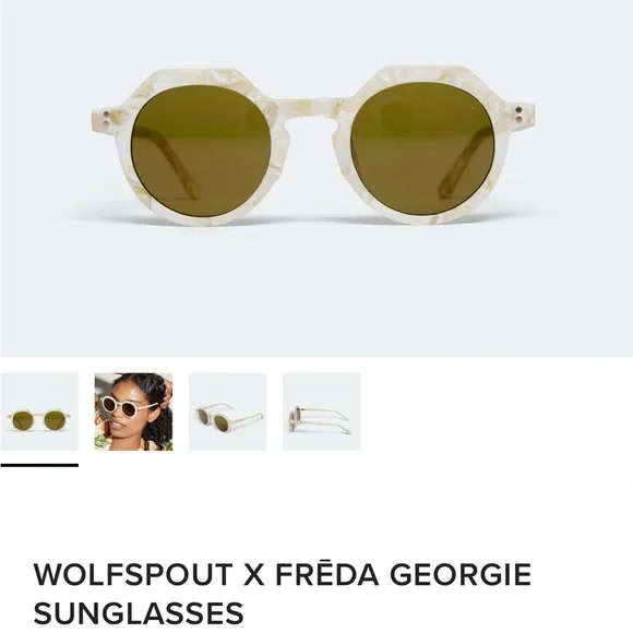 Freda Salvador Cream Sunglasses - Picture 12 of 12